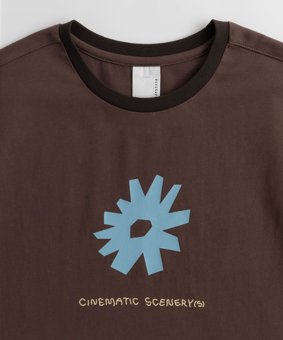 그라프트맨(GRAFTMEN) GRAPHIC RINGER TEE / BROWN