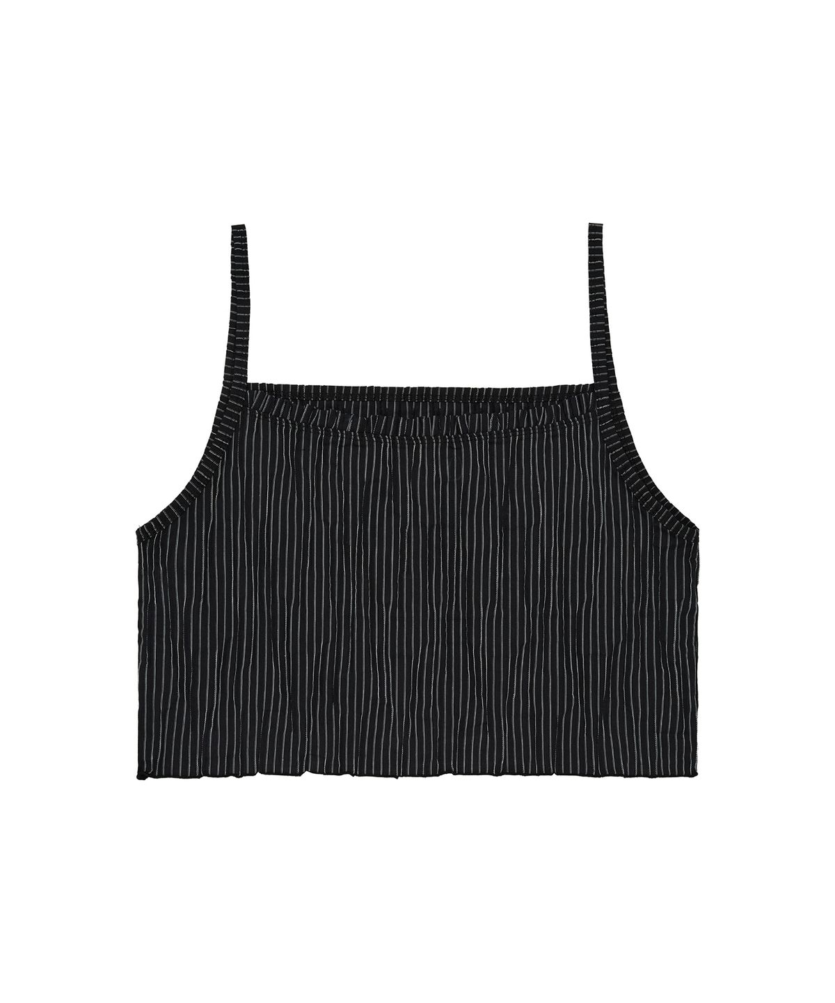 샵아라(SHOP,ARA) 스트라이프 시어서커 나시_블랙