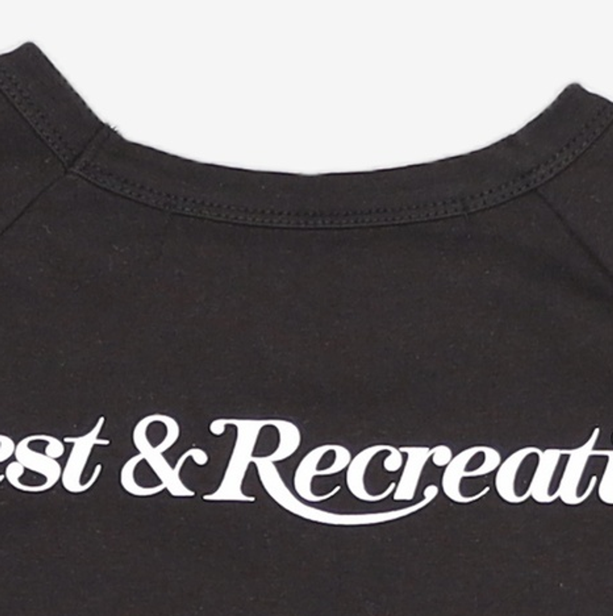레스트앤레크레이션(REST&RECREATION) RR LOGO CROP T-SHIRT BLACK ONE SIZE