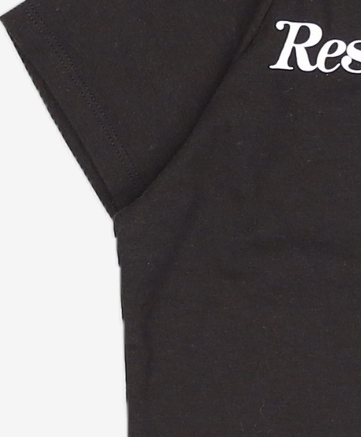 레스트앤레크레이션(REST&RECREATION) RR LOGO CROP T-SHIRT BLACK ONE SIZE