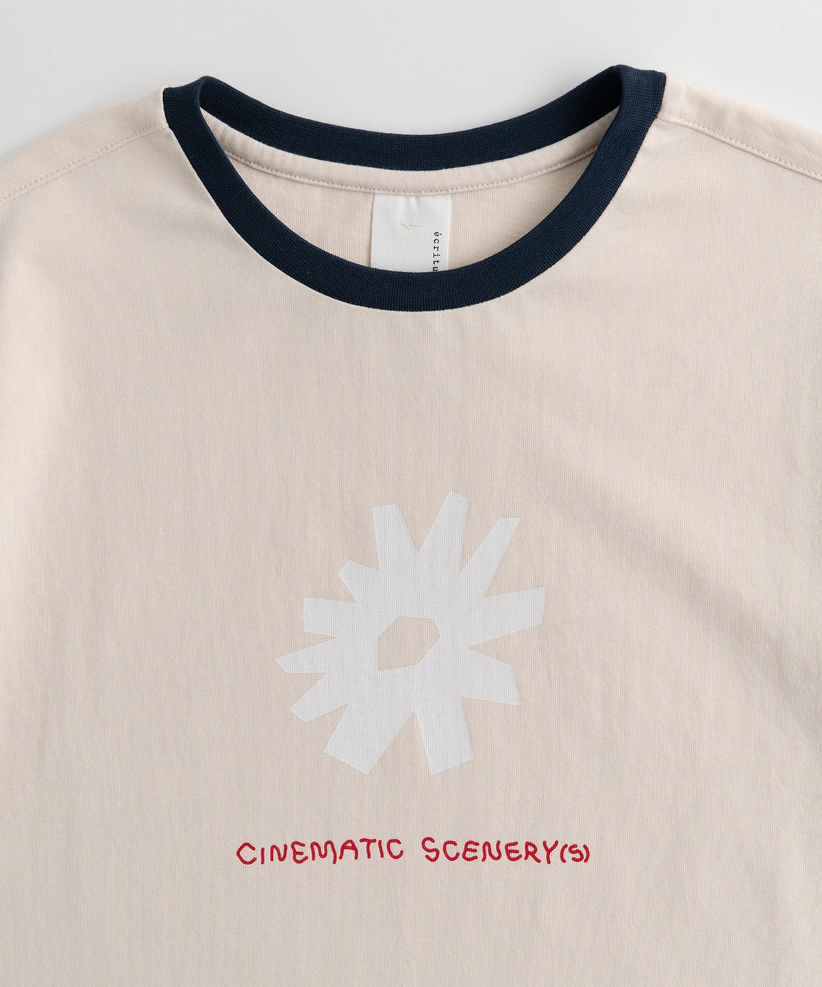 그라프트맨(GRAFTMEN) GRAPHIC RINGER TEE / NAVY