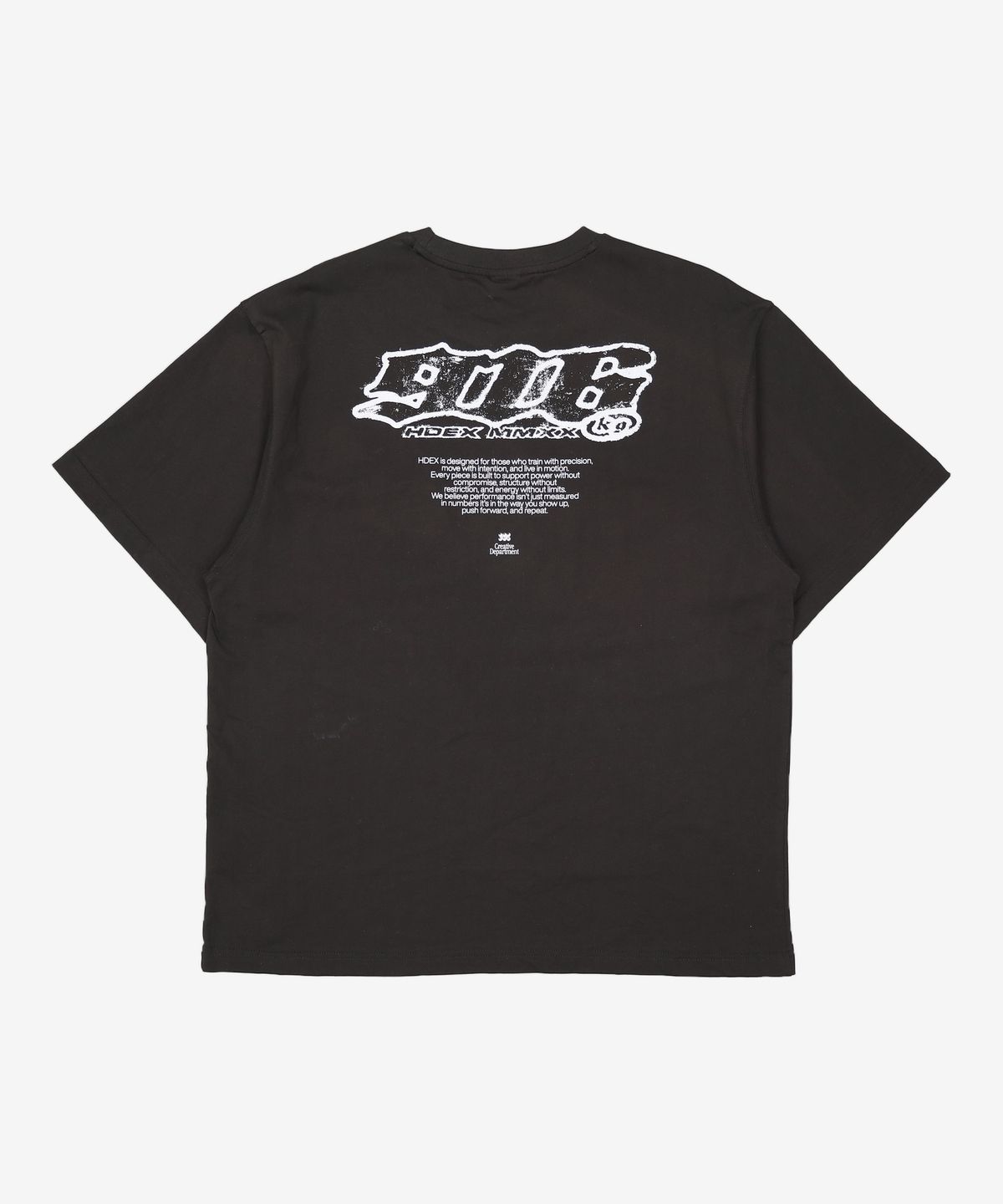 에이치덱스(HDEX) 클리어 916 백로고 숏 슬리브 (Black) L