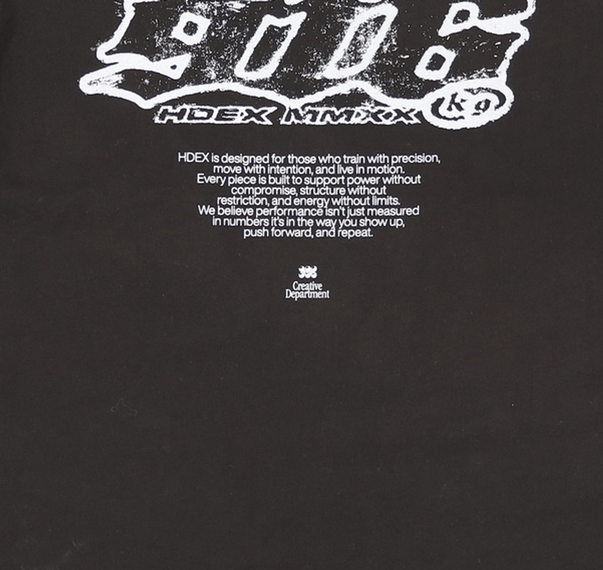 에이치덱스(HDEX) 클리어 916 백로고 숏 슬리브 (Black) L