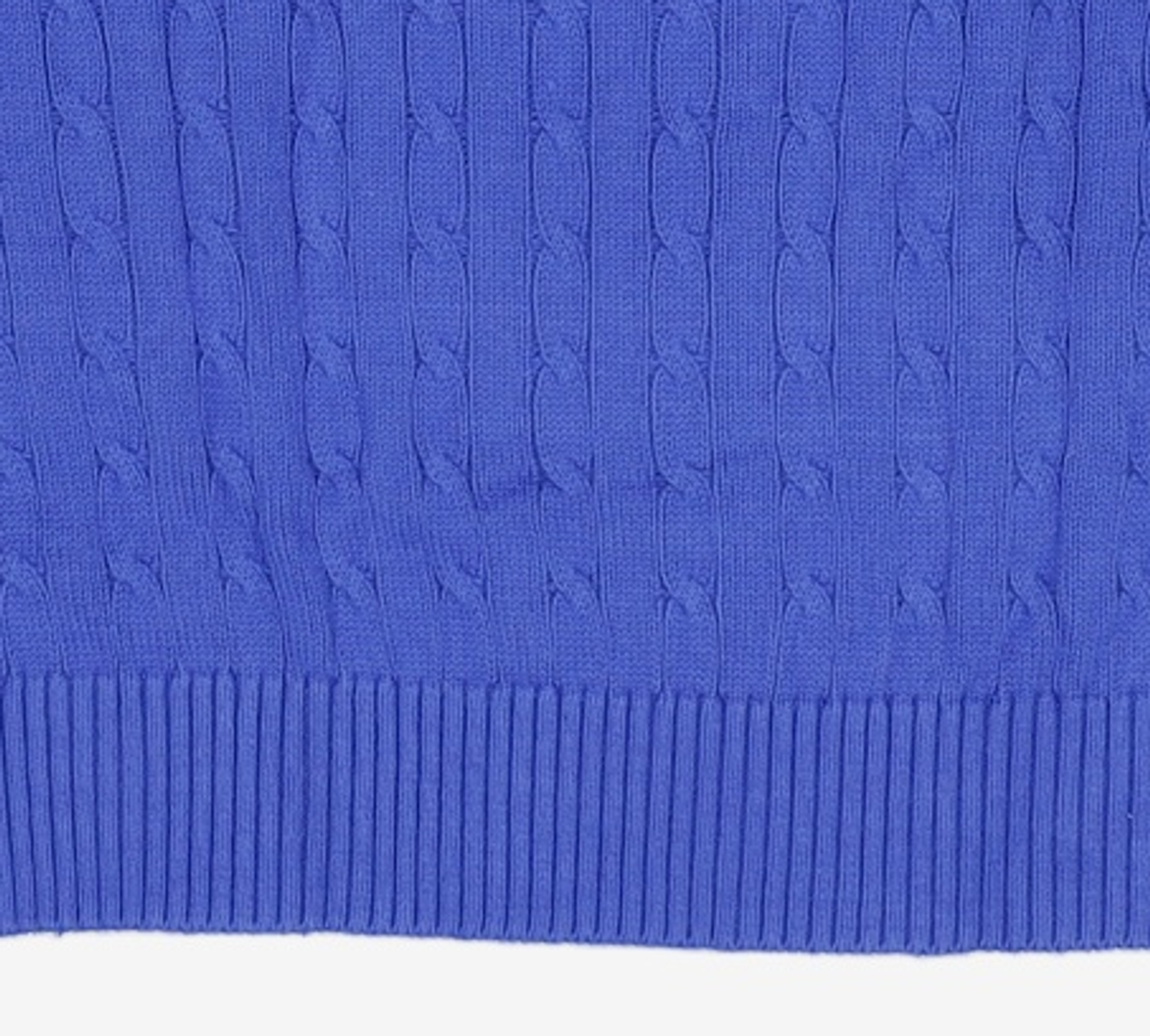 예일(YALE) HERITAGE DAN CABLE KNIT TEE BLUE L