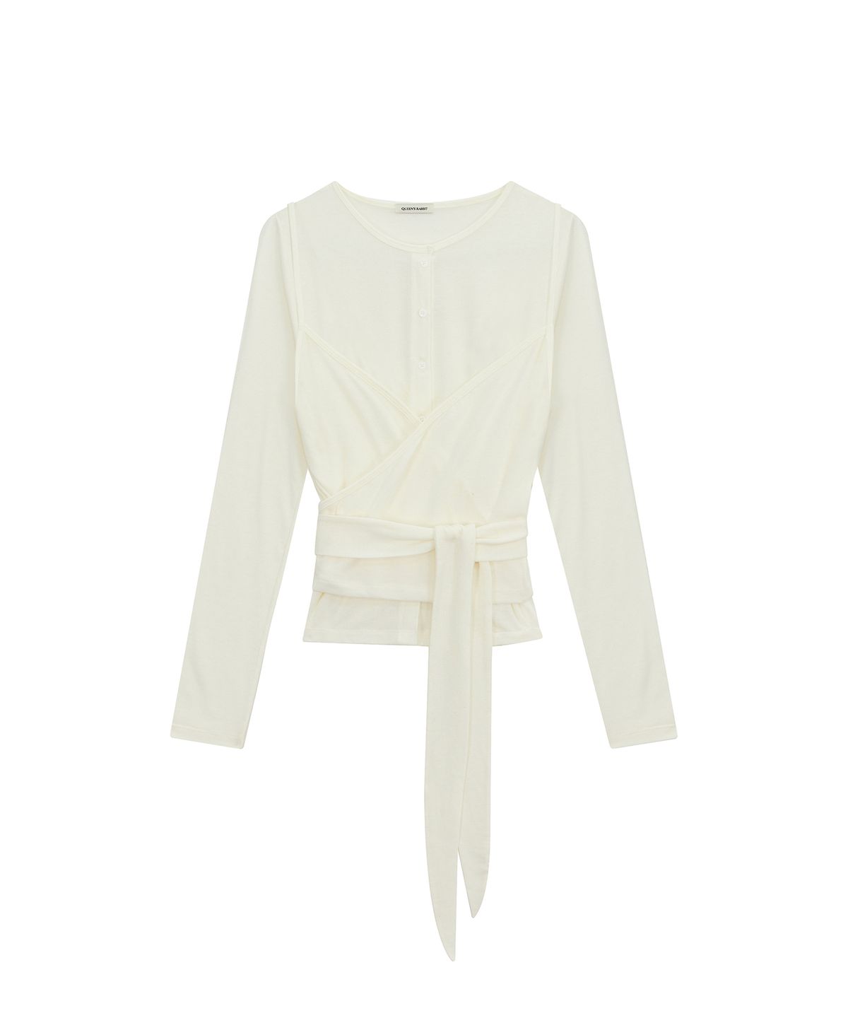 퀸스래빗(Q'SRB) F/W Smood Wrap Cardigan Bustier Set