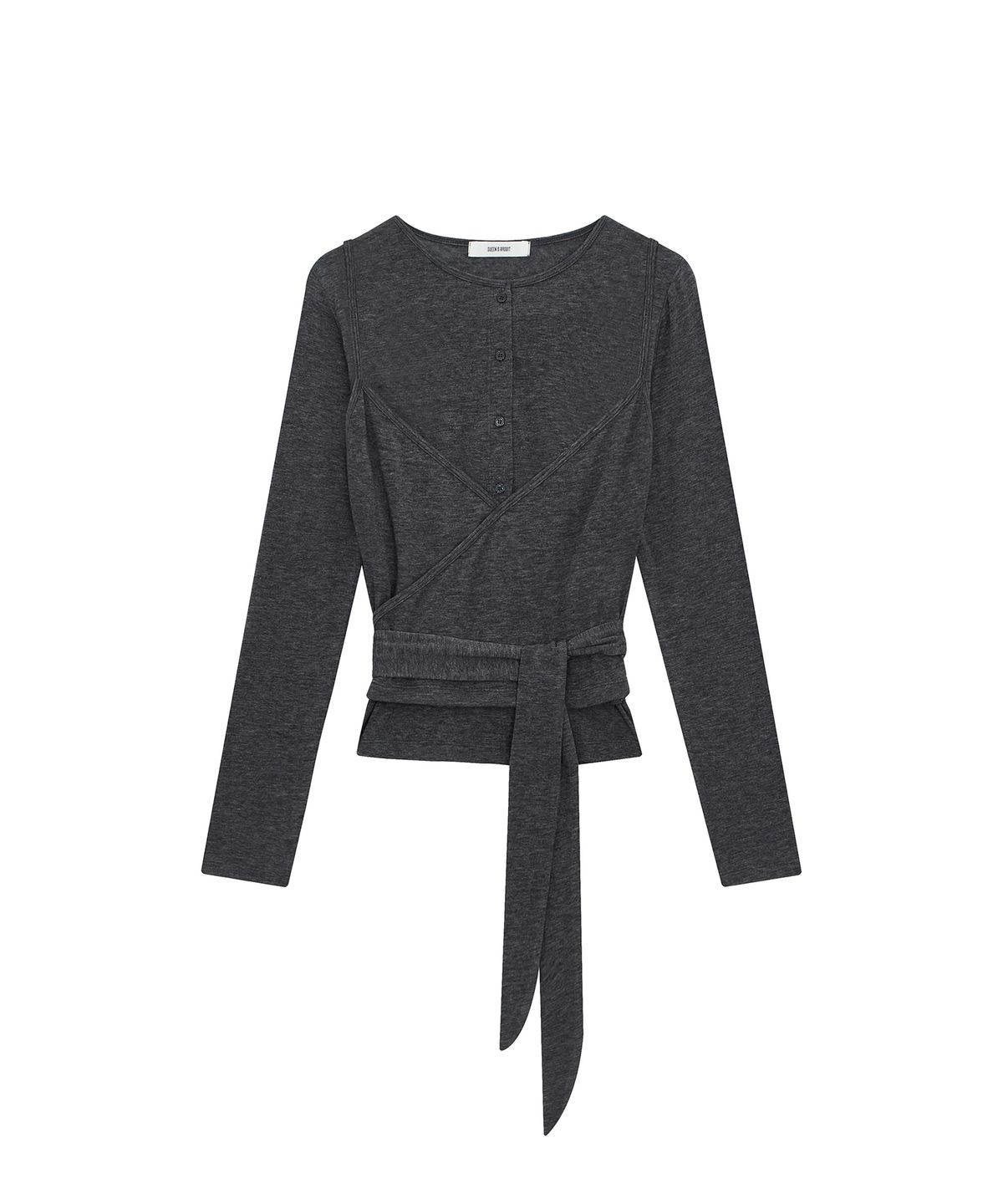 퀸스래빗(Q'SRB) F/W Smood Wrap Cardigan Bustier Set