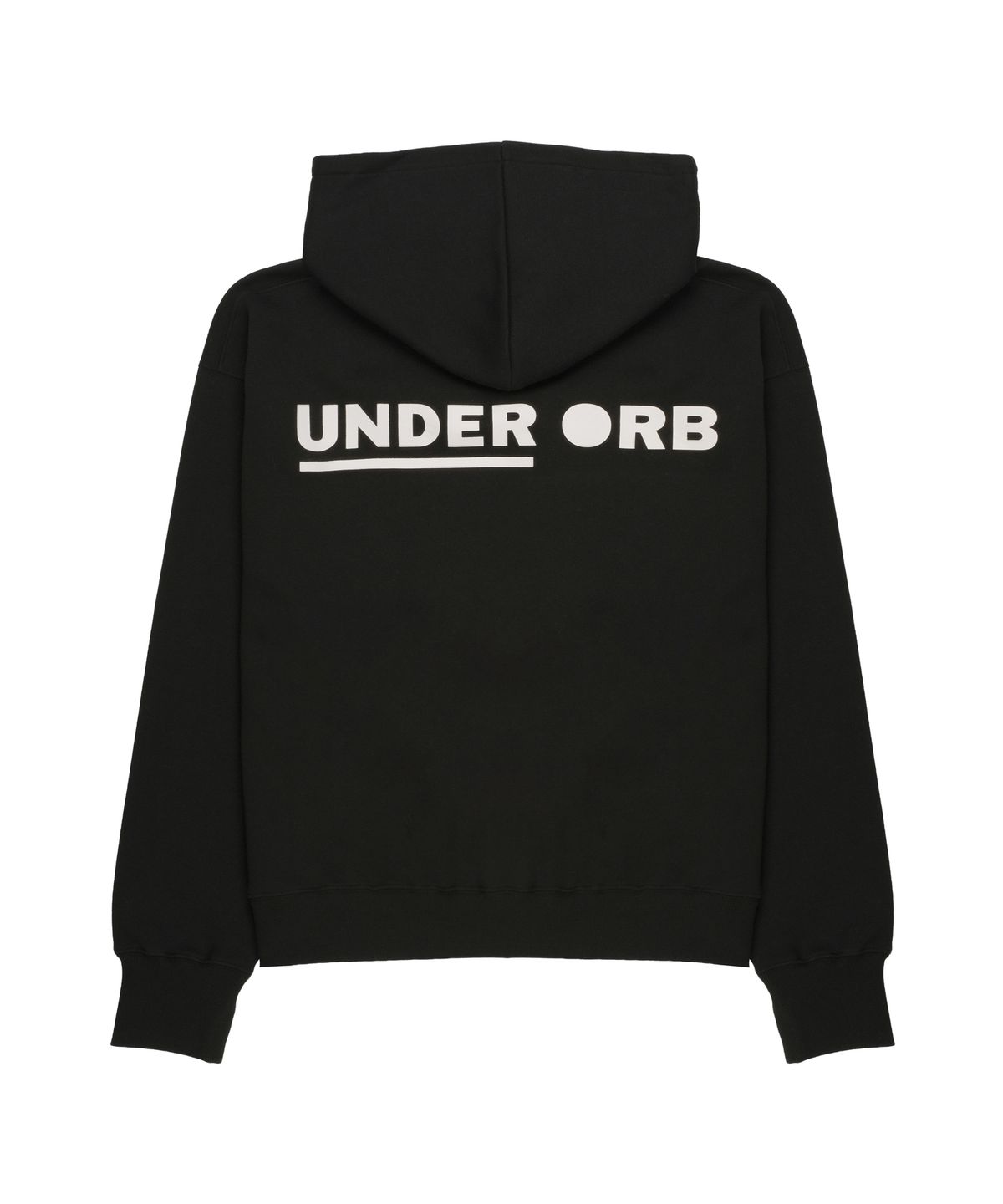 언더오브(UNDER ORB) 에센셜 후드 블랙 (2colors)