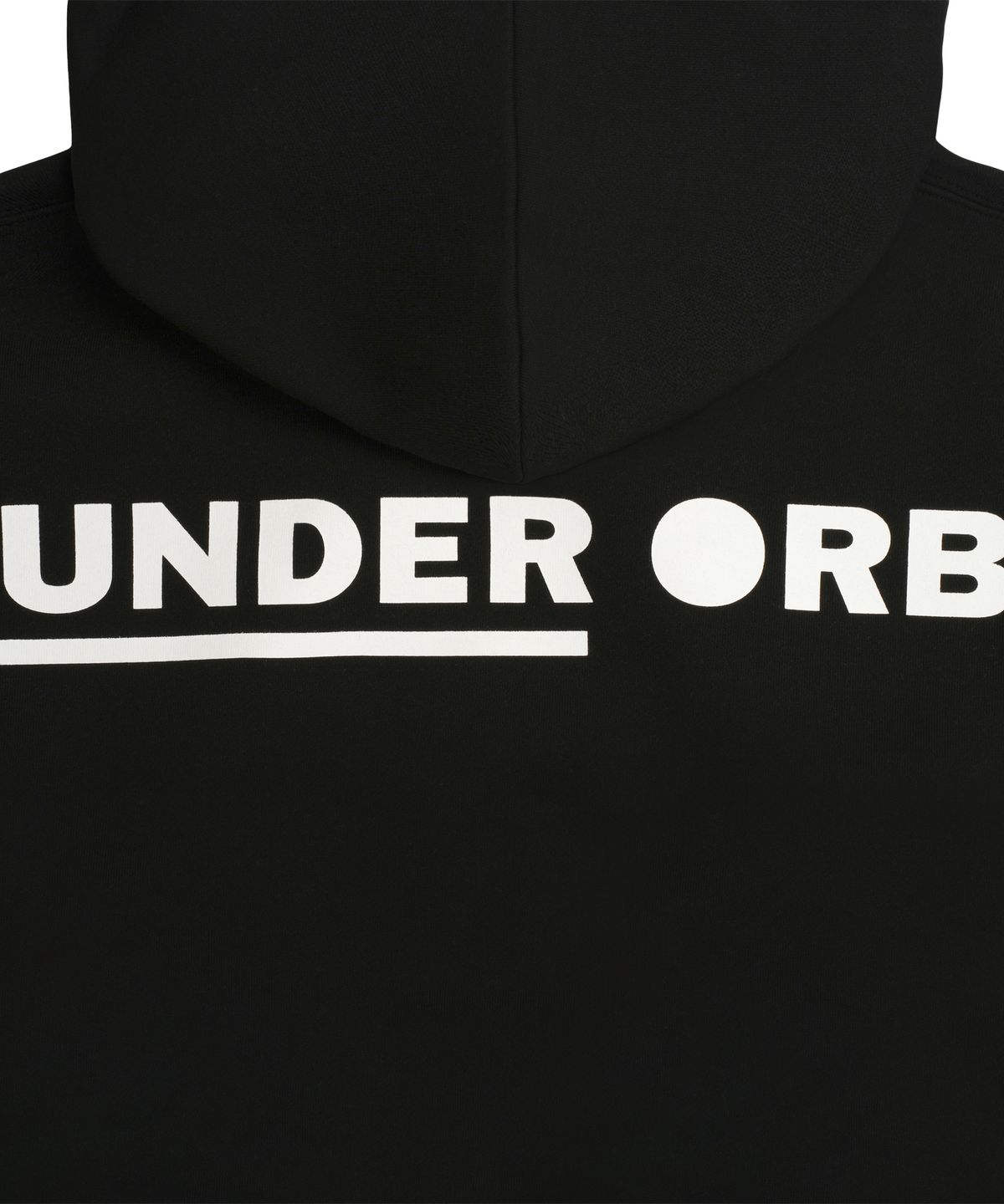 언더오브(UNDER ORB) 에센셜 후드 블랙 (2colors)