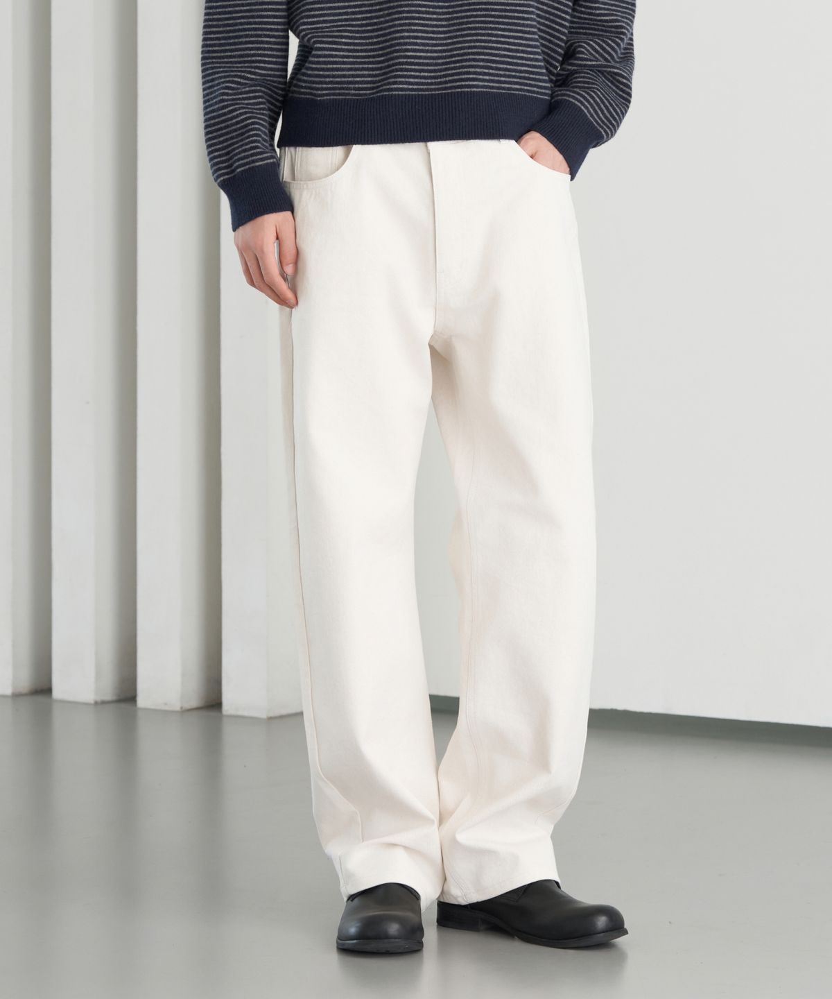 효지(HYOJI) 26 FW 스트레이트 카치온 팬츠 (3컬러)