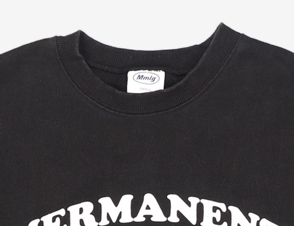 엠엠엘지(MMLG) [Mmlg] MERMANENT SWEAT (BLACK) S