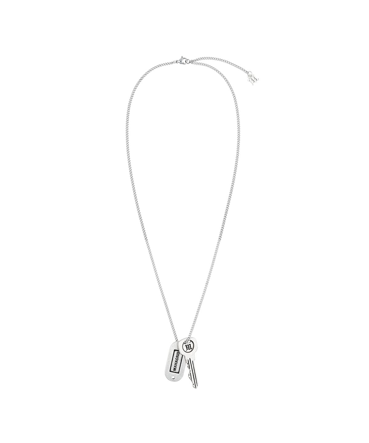 마하그리드(MAHAGRID) M KEY DOG TAG NECKLACE[SILVER]