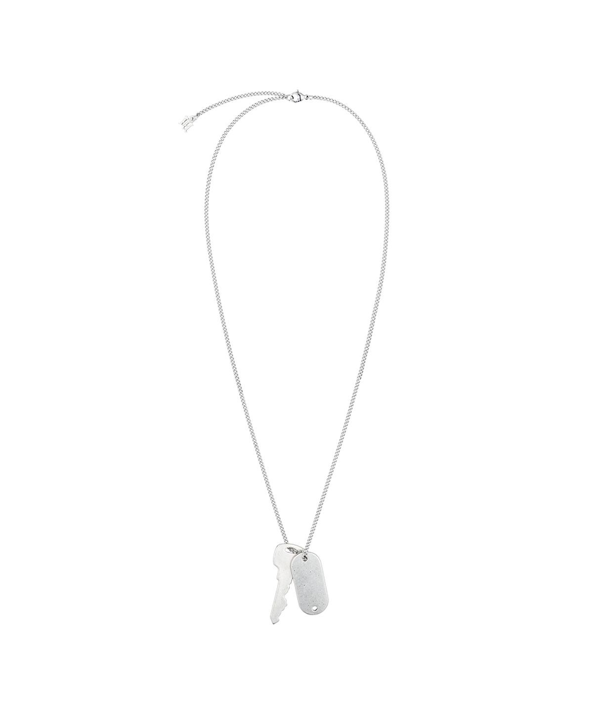 마하그리드(MAHAGRID) M KEY DOG TAG NECKLACE[SILVER]