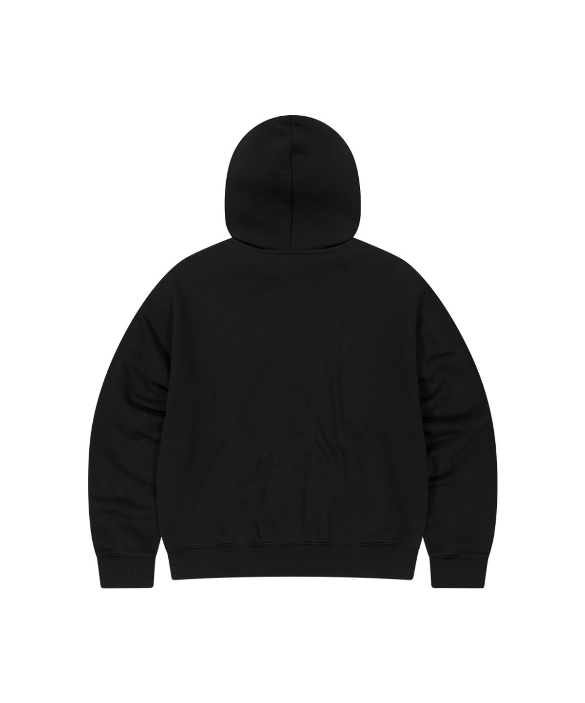 마하그리드(MAHAGRID) CHECK APPLIQUE HOOD ZIP UP[BLACK]
