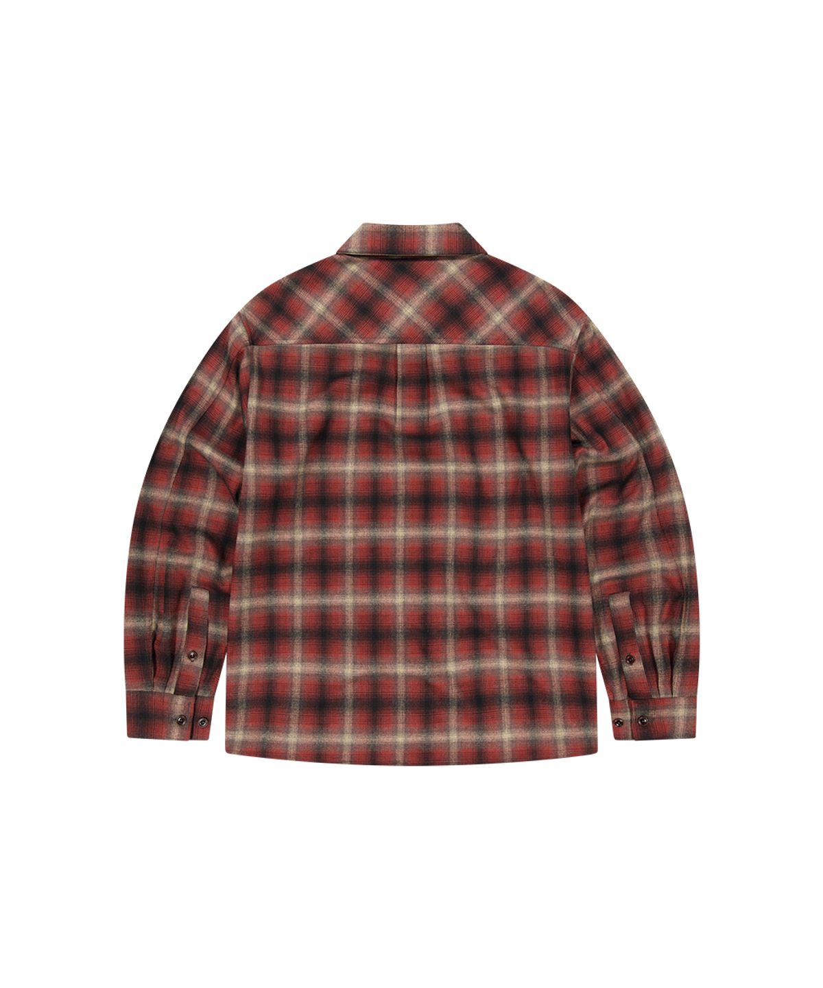 마하그리드(MAHAGRID) FLANNEL CHECK SHIRT[RED]