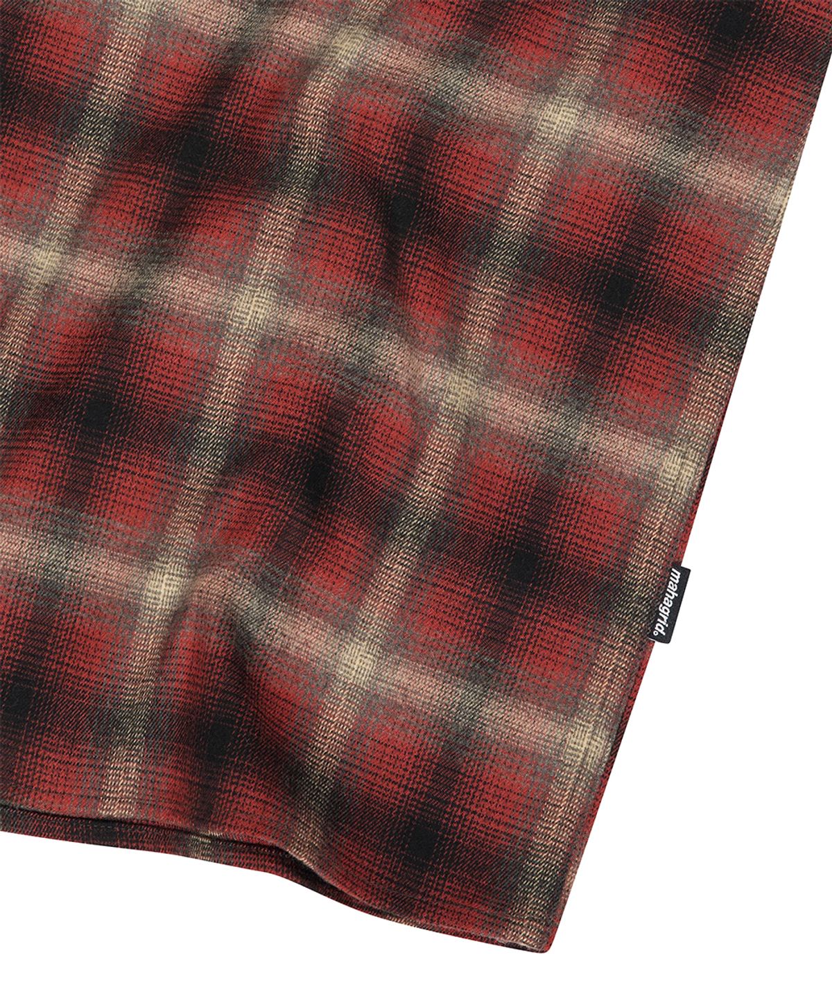 마하그리드(MAHAGRID) FLANNEL CHECK SHIRT[RED]