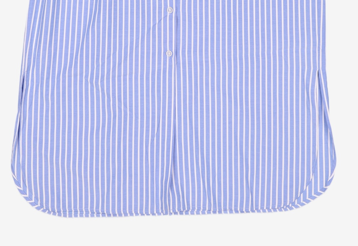미쏘(MIXXO) 스트라이프 셔츠 원피스 MIWOWB528B L
