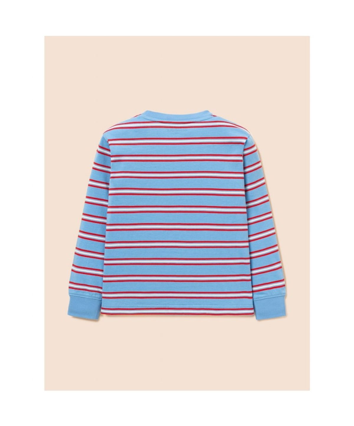 빈폴 키즈(BEANPOLE KIDS) 릴렉스핏 멀티 스트라이프 긴소매 티셔츠  블루 (BI6841U08P) (BI6841U08P)