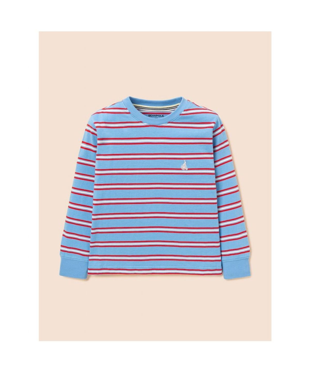 빈폴 키즈(BEANPOLE KIDS) 릴렉스핏 멀티 스트라이프 긴소매 티셔츠  블루 (BI6841U08P) (BI6841U08P)