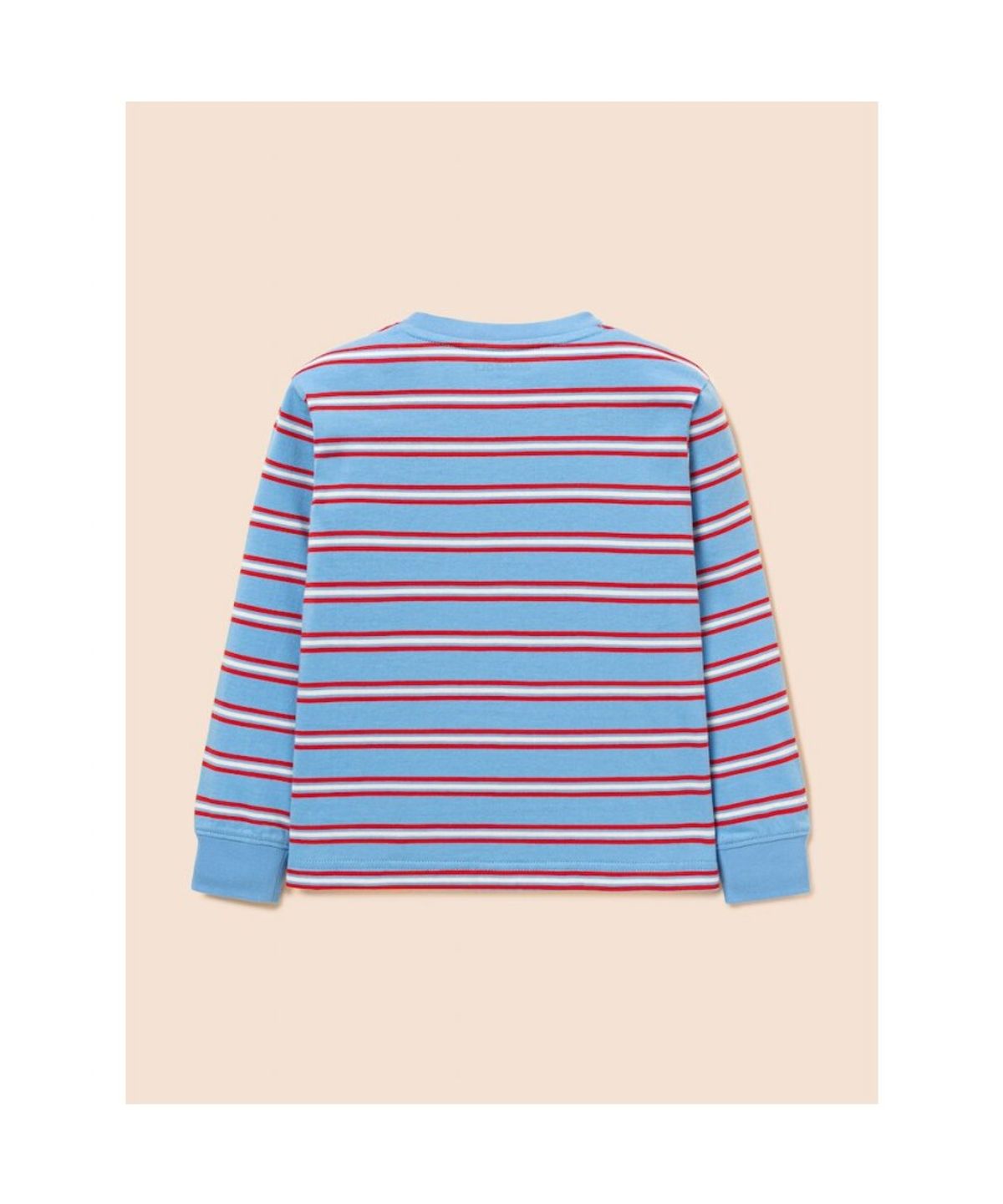 빈폴 키즈(BEANPOLE KIDS) 릴렉스핏 멀티 스트라이프 긴소매 티셔츠  블루 (BI6841U08P) (BI6841U08P)