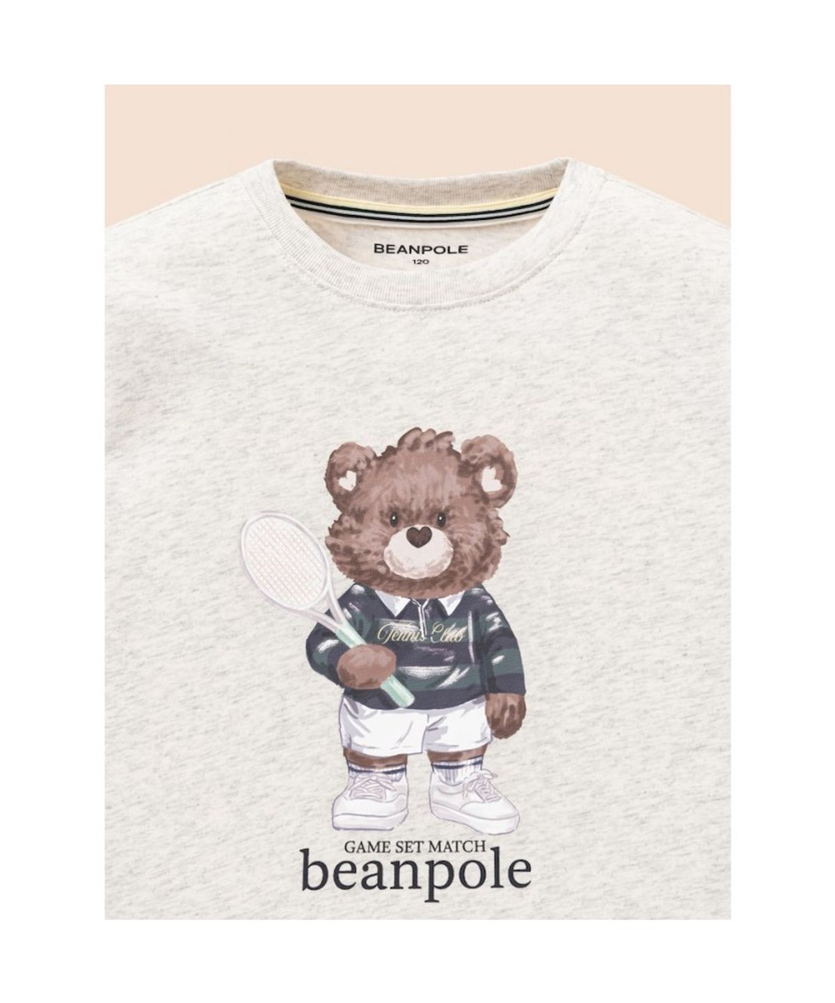 빈폴 키즈(BEANPOLE KIDS) 달이 빅 아트웍 티셔츠  베이지 (BI6841U09A)