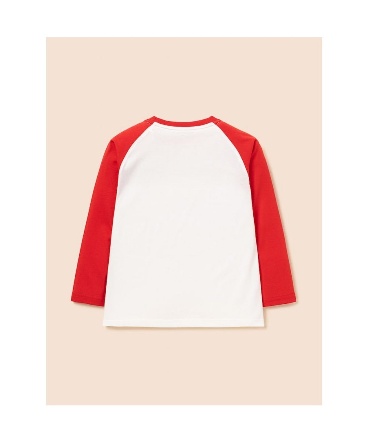 빈폴 키즈(BEANPOLE KIDS) 로고포인트 라글란 티셔츠  레드 (BI6841U116)
