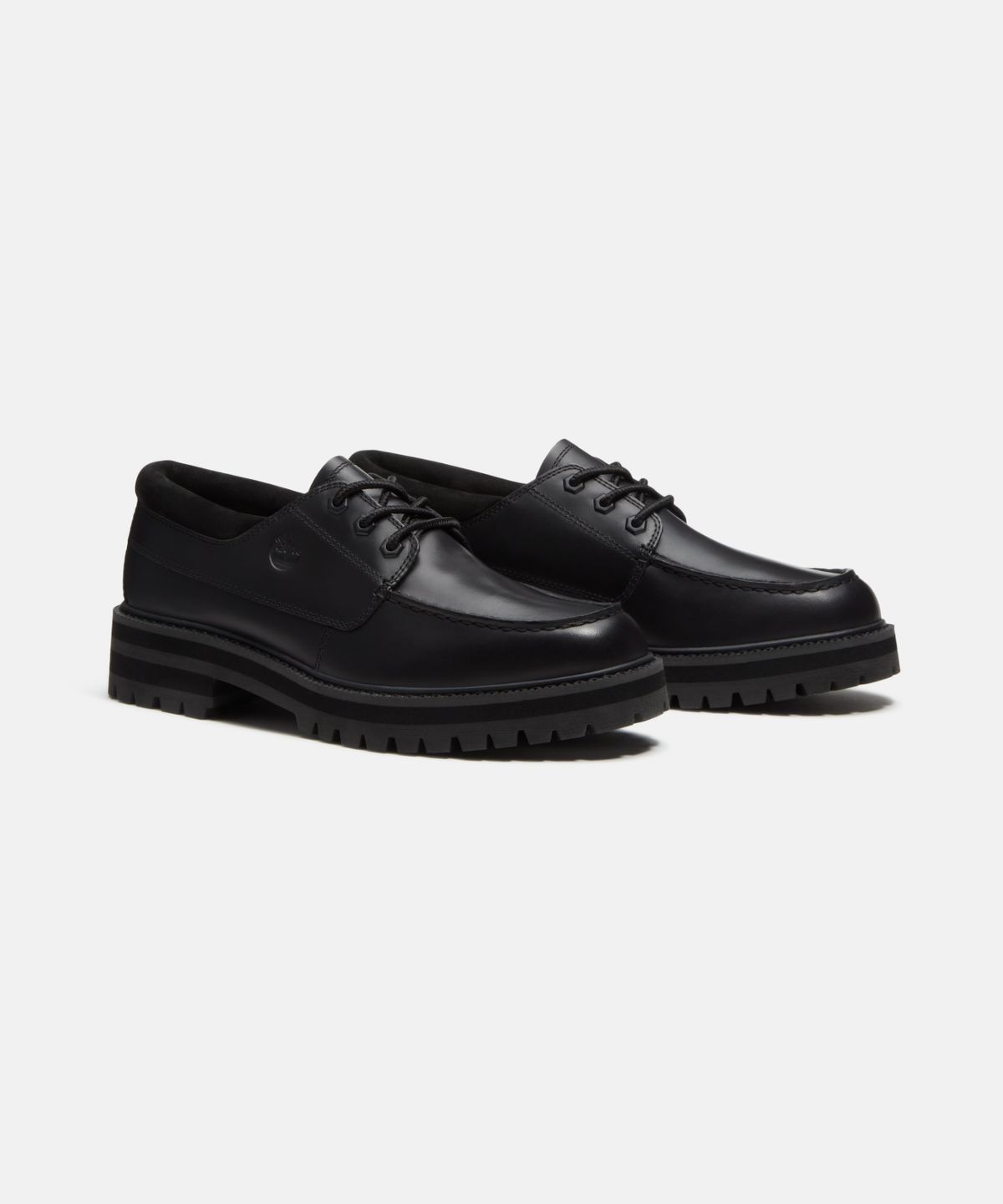 팀버랜드(TIMBERLAND) (남성) 브리튼 드라이브 레이스 업 슈즈 - 블랙 풀 그레인 / A42KG-W02