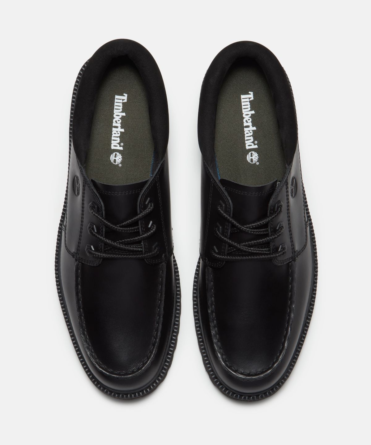 팀버랜드(TIMBERLAND) (남성) 브리튼 드라이브 레이스 업 슈즈 - 블랙 풀 그레인 / A42KG-W02