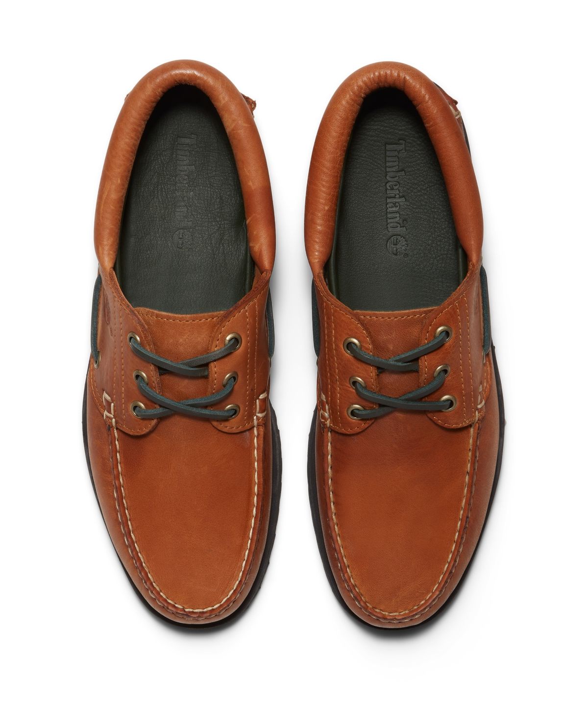 팀버랜드(TIMBERLAND) (남성) 어센틱 보트 슈즈 - 위트 풀 그레인 / A2PDQ-AJW