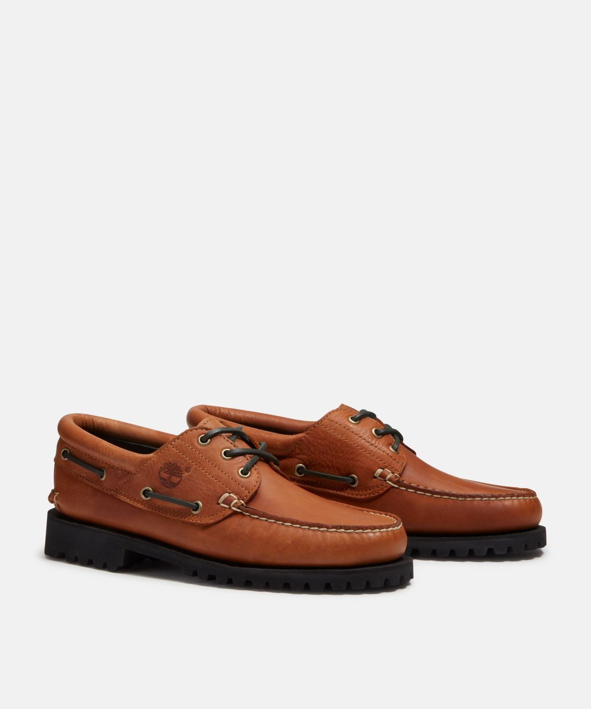 팀버랜드(TIMBERLAND) (남성) 어센틱 보트 슈즈 - 위트 풀 그레인 / A2PDQ-AJW