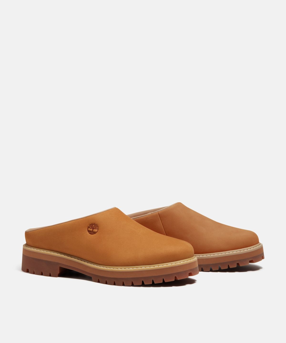 팀버랜드(TIMBERLAND) (남성) 헤리티지 클로그 슈즈 - 위트 누벅 / A5RCB-754