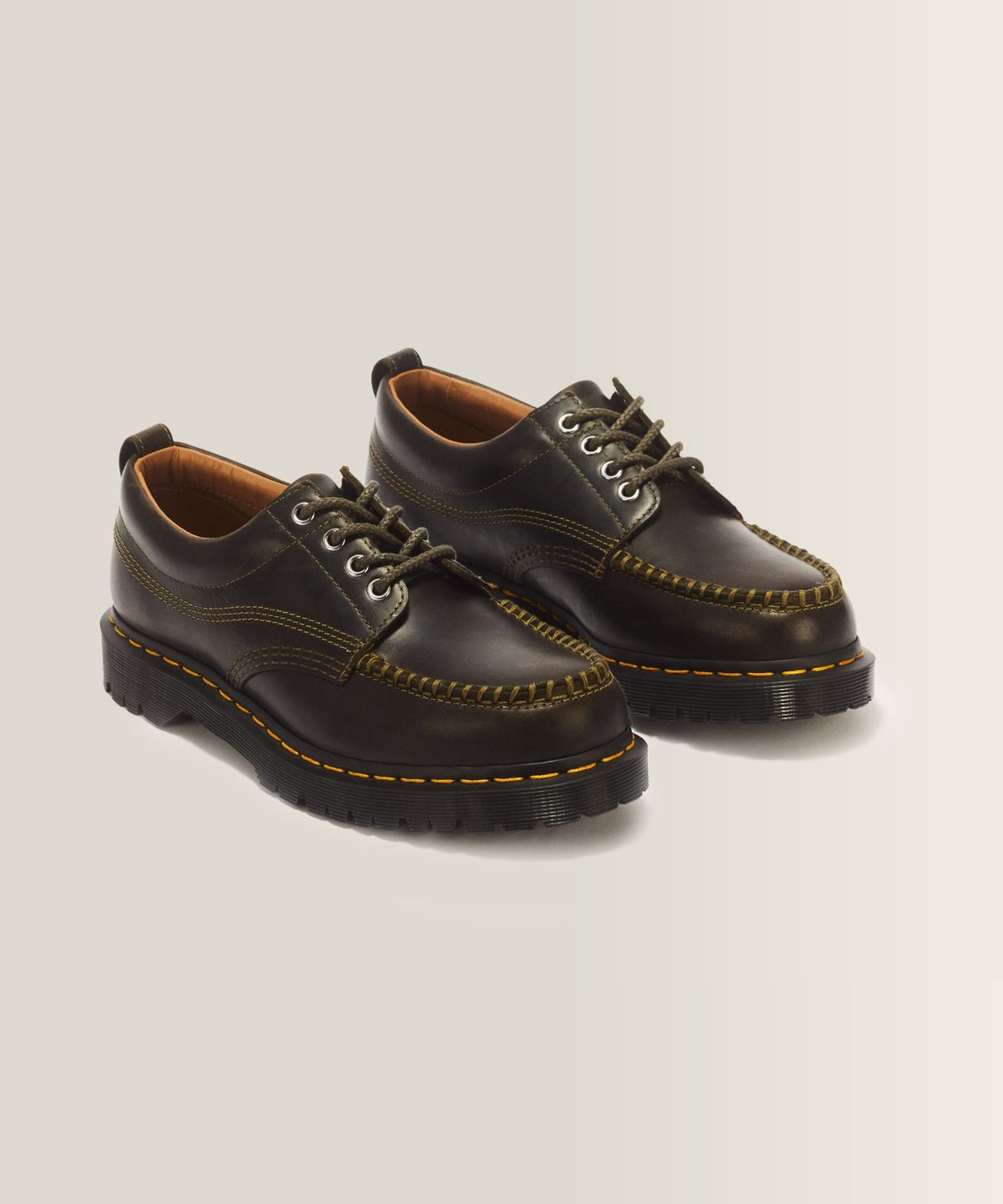 닥터마틴(DR.MARTENS) 로웰 4홀 슈즈 - 닥터마틴 올리브 / 43321300