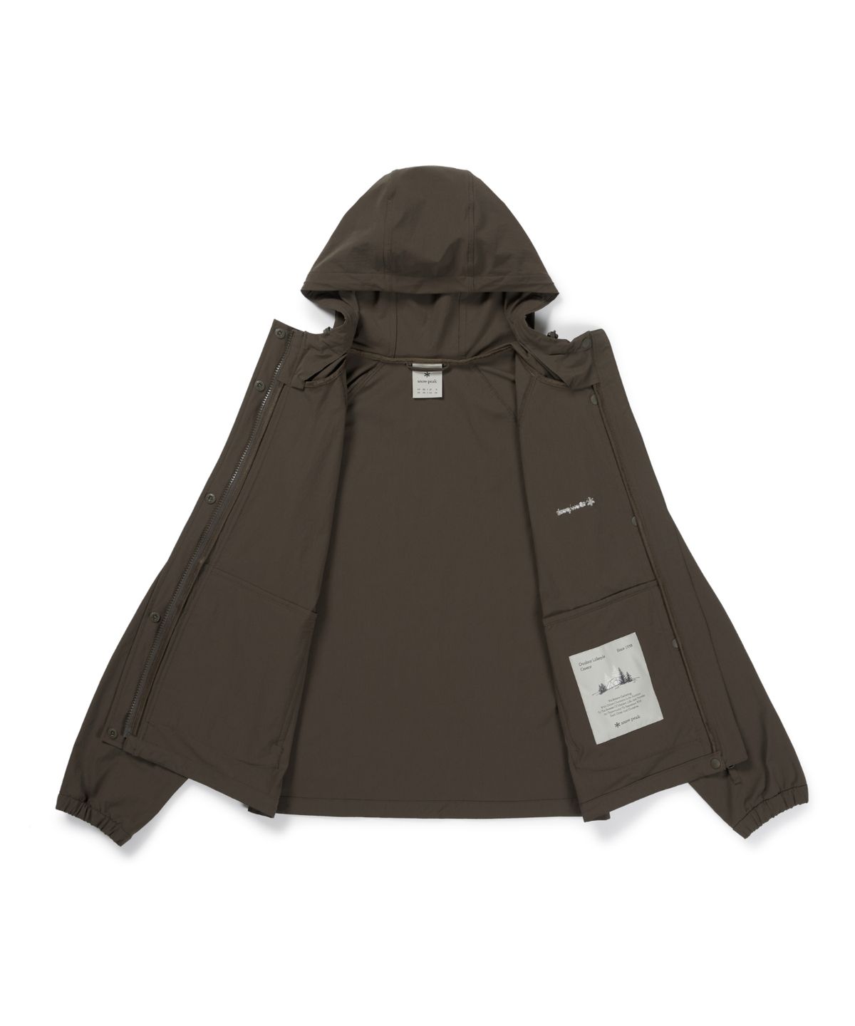 스노우피크 어패럴(SNOWPEAK APPAREL) 루트 여성 바람막이 (S26FWRWB67) Khaki Brown