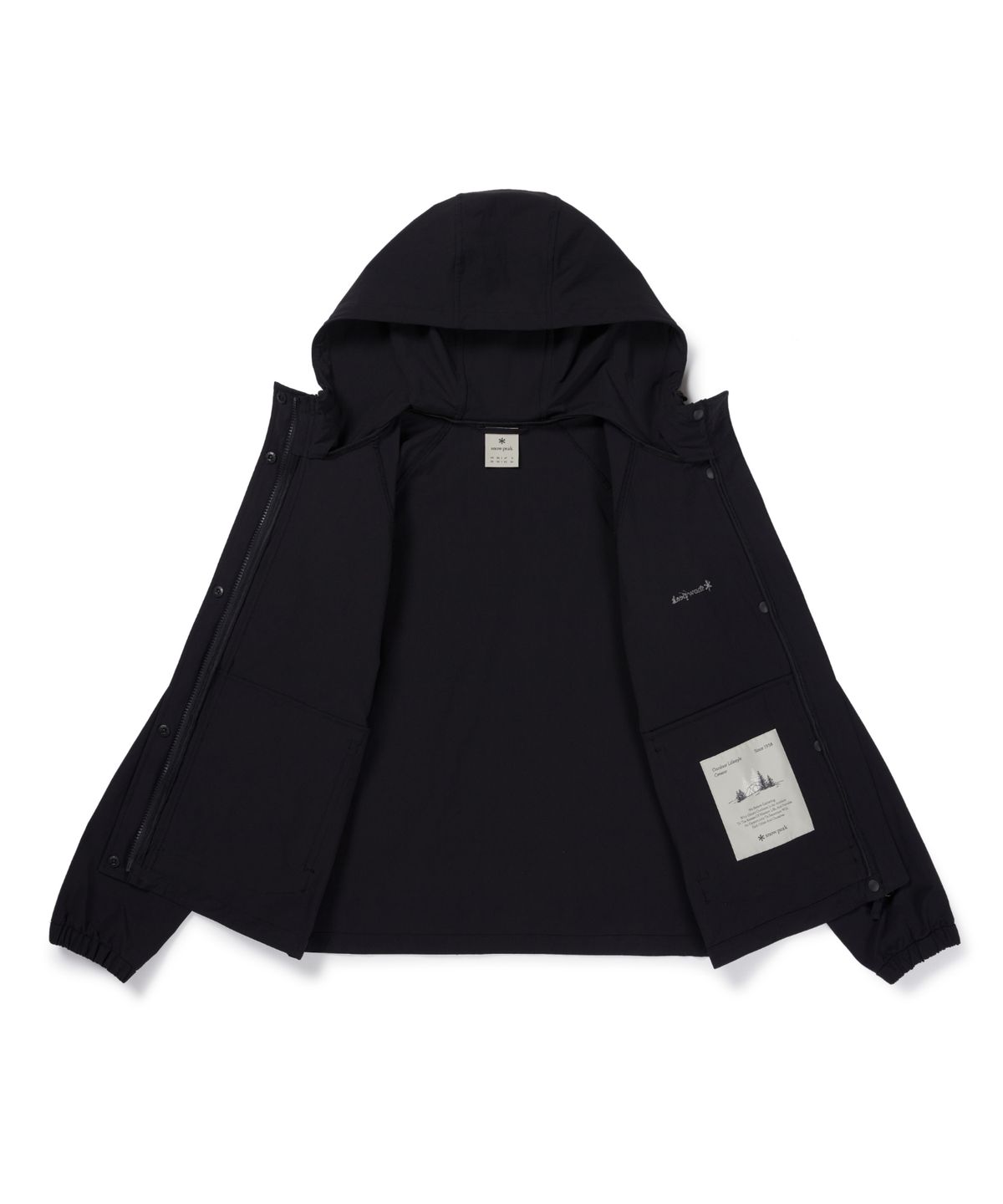 스노우피크 어패럴(SNOWPEAK APPAREL) 루트 여성 바람막이 (S26FWRWB67) Black