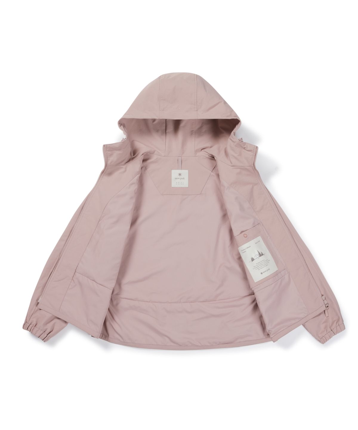 스노우피크 어패럴(SNOWPEAK APPAREL) 캠프 드라이 여성 바람막이 (S26FWFWB61) Smog Pink