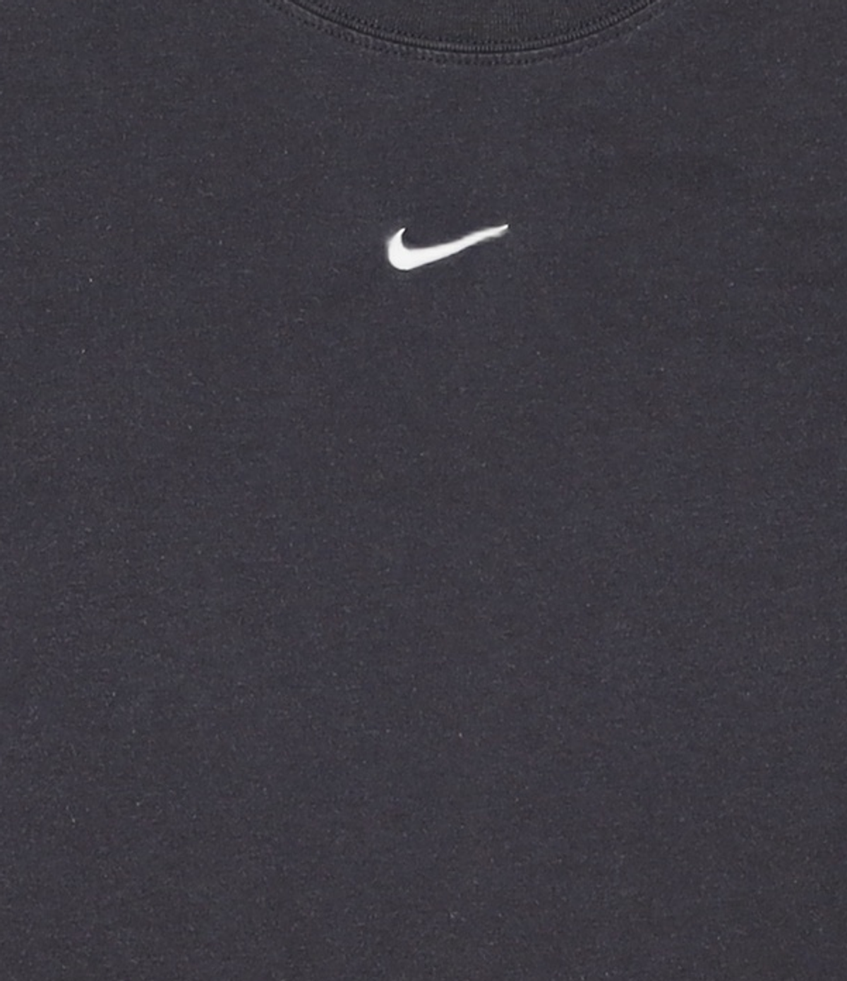 나이키(NIKE) 스포츠웨어 칠 니트 크롭 티셔츠 W - 블랙:화이트 / FV5509-010 S