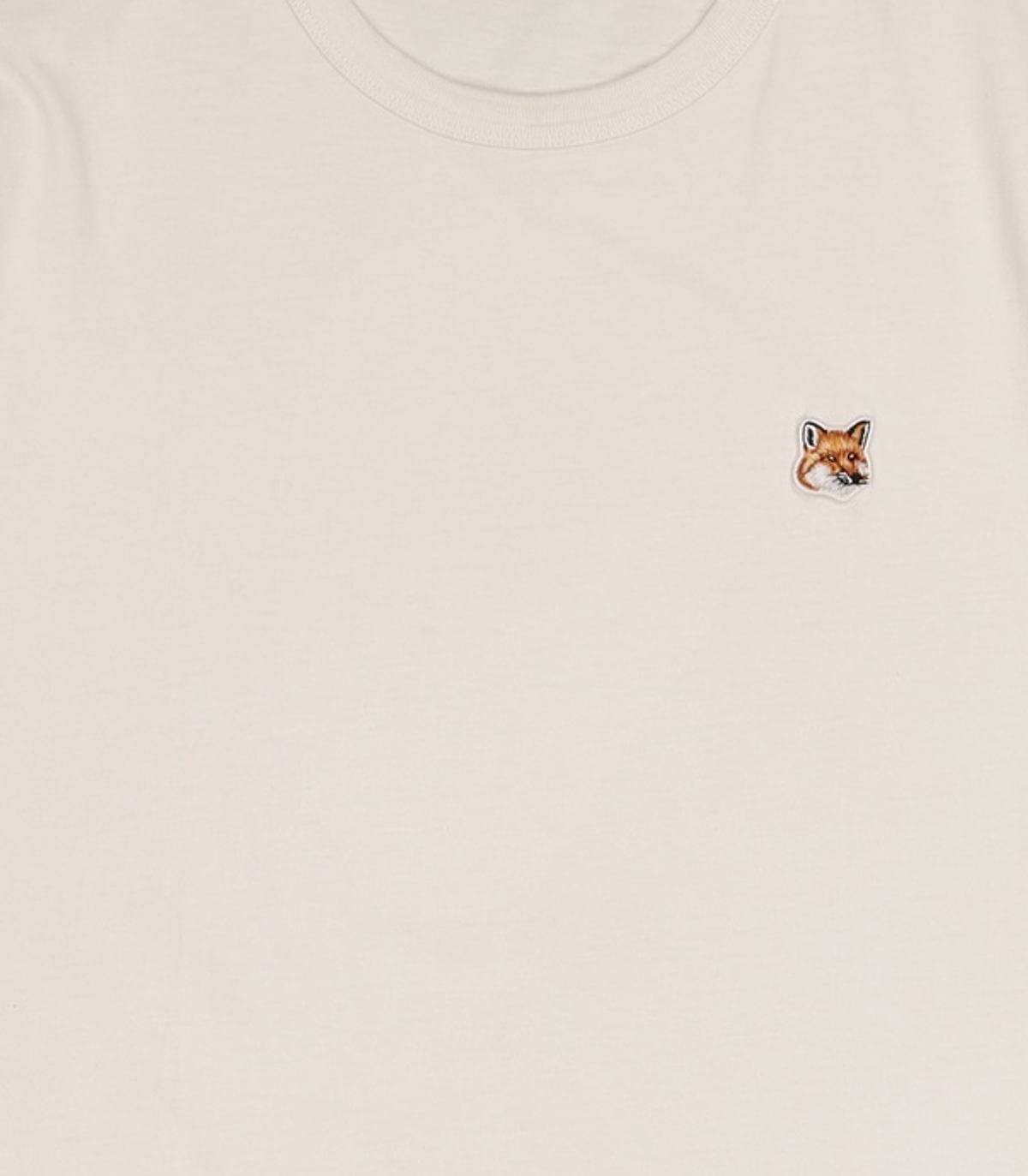 메종 키츠네(MAISON KITSUNE) 폭스헤드 반팔 티셔츠 AM00103KJ0008 P100 WHITE L