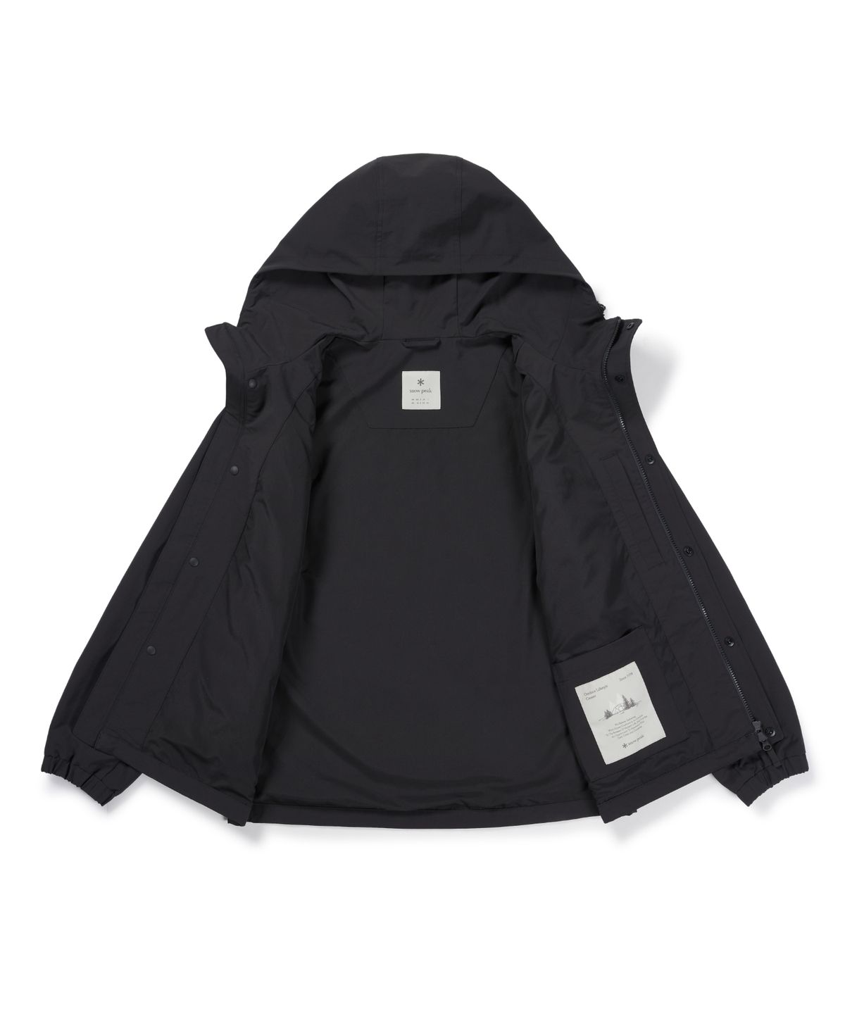 스노우피크 어패럴(SNOWPEAK APPAREL) 캠프 드라이 바람막이 (S26FMFWB60) Dark Charcoal