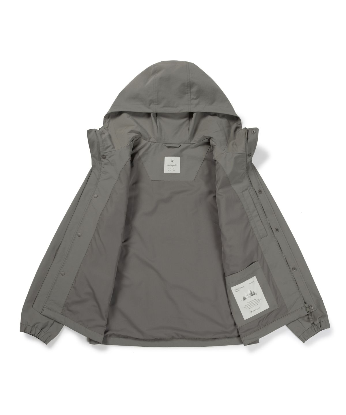 스노우피크 어패럴(SNOWPEAK APPAREL) 캠프 드라이 바람막이 (S26FMFWB60) Dark Khaki