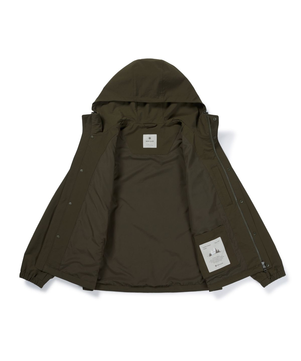 스노우피크 어패럴(SNOWPEAK APPAREL) 캠프 드라이 바람막이 (S26FMFWB60) Yellow Khaki