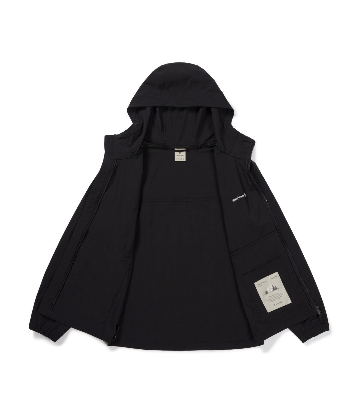 스노우피크 어패럴(SNOWPEAK APPAREL) 루트 바람막이 (S26FMRWB66) Black