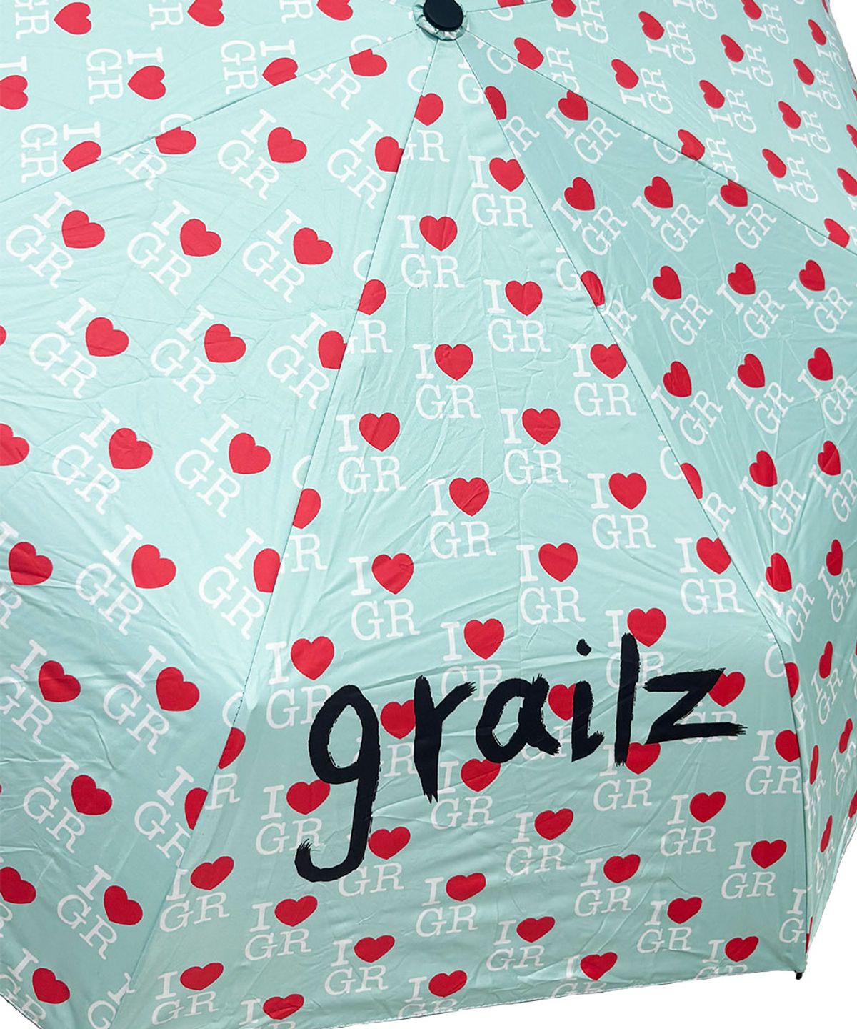 그레일즈(GRAILZ) ART GRAPHIC UMBRELLA [I LOVE GR MINT]