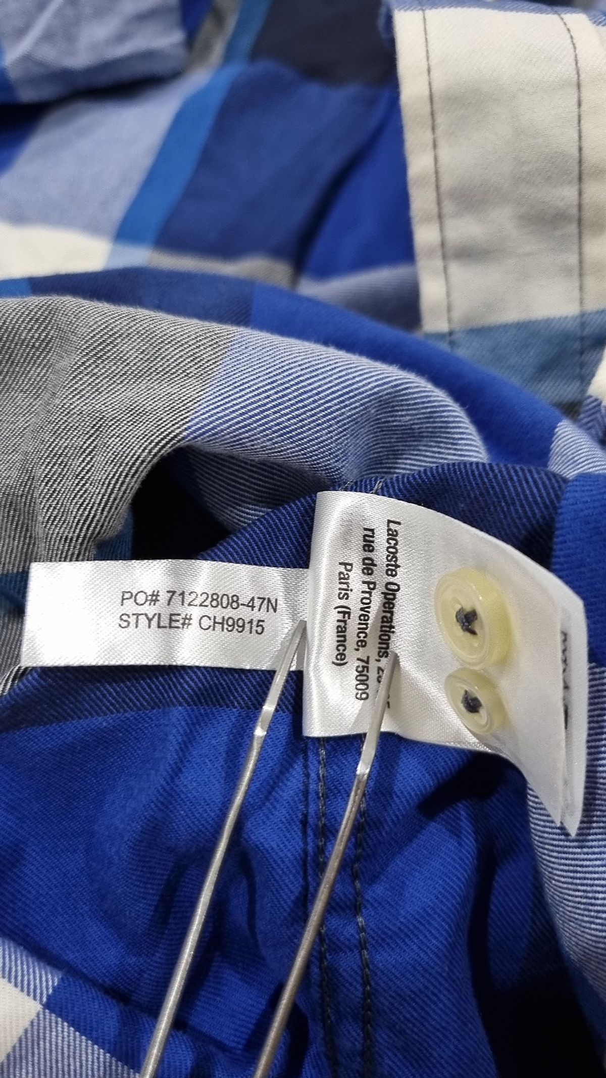 라코스테(LACOSTE) 캐주얼 셔츠 S