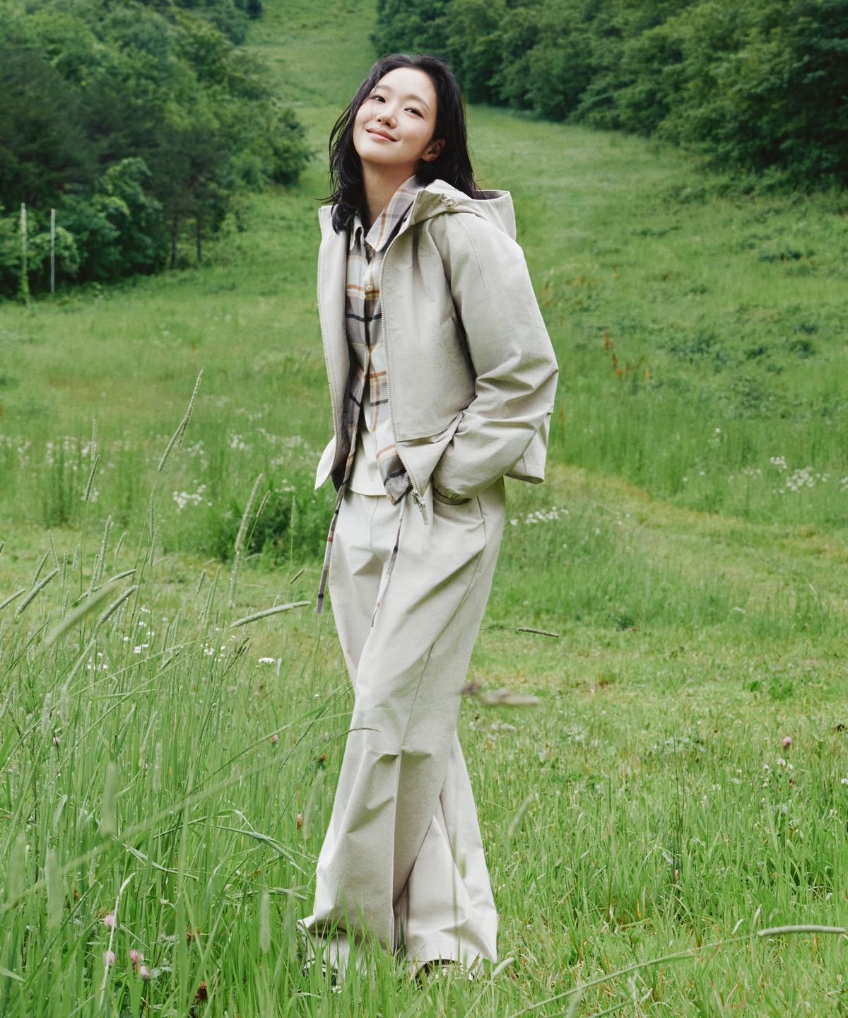 스노우피크 어패럴(SNOWPEAK APPAREL) 캠프 드라이 여성 와이드 팬츠 (S26FWFPT61) Light Beige