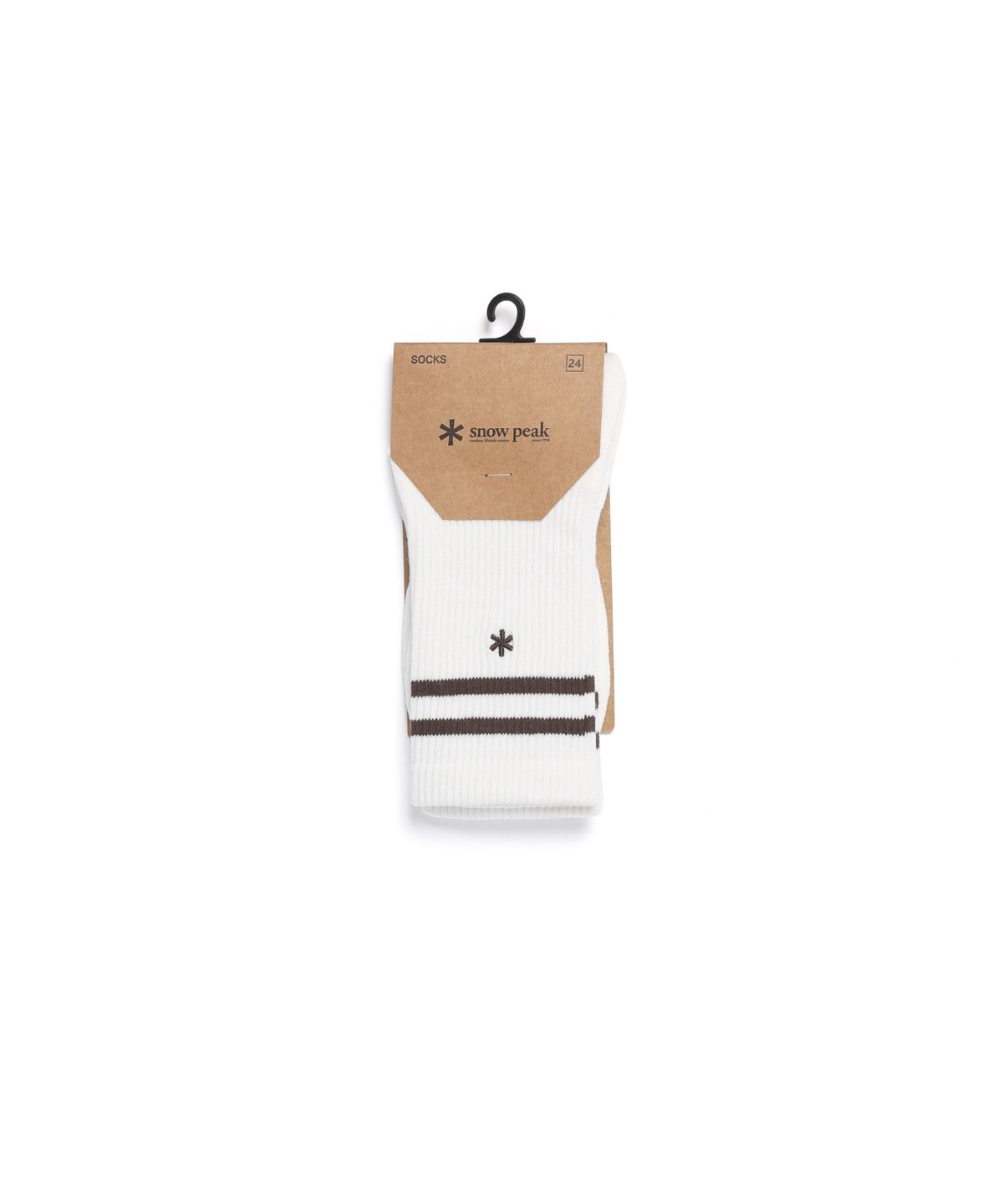 스노우피크 어패럴(SNOWPEAK APPAREL) 아스타리스크 크루삭스 (S26ZUFSO80) White Choco