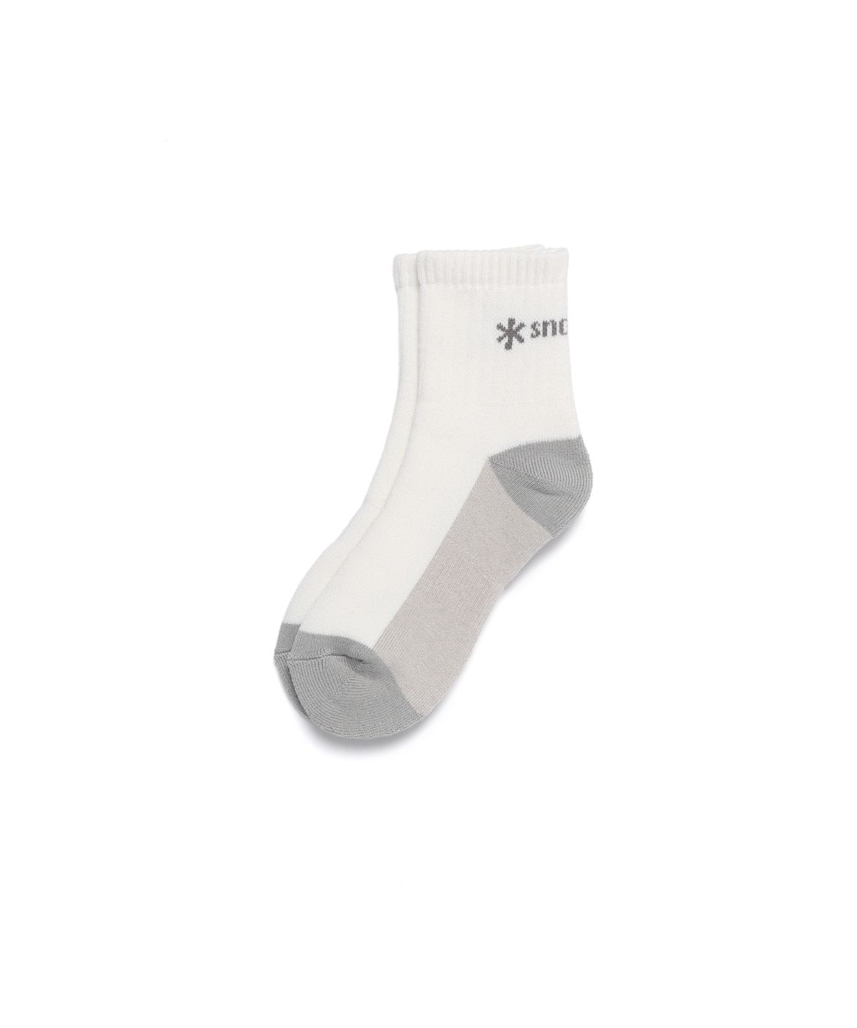 스노우피크 어패럴(SNOWPEAK APPAREL) 쿨맥스 통파일 단목 삭스 (S26FUTSO07) Off White
