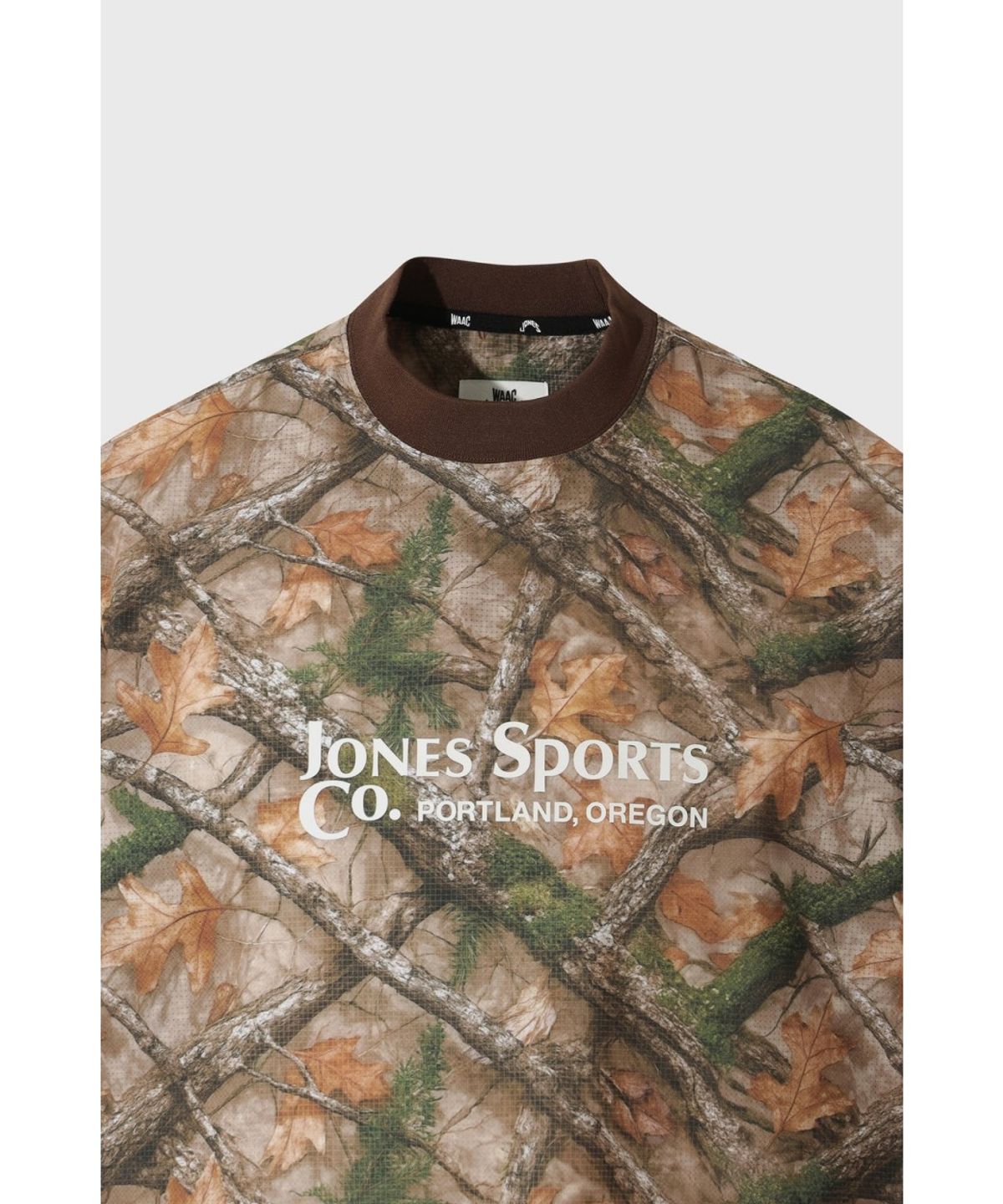 왁(WAAC) [WAAC X JONES] JONES Men s Air-Dot Pattern Pullover WMTCA26672BRX
