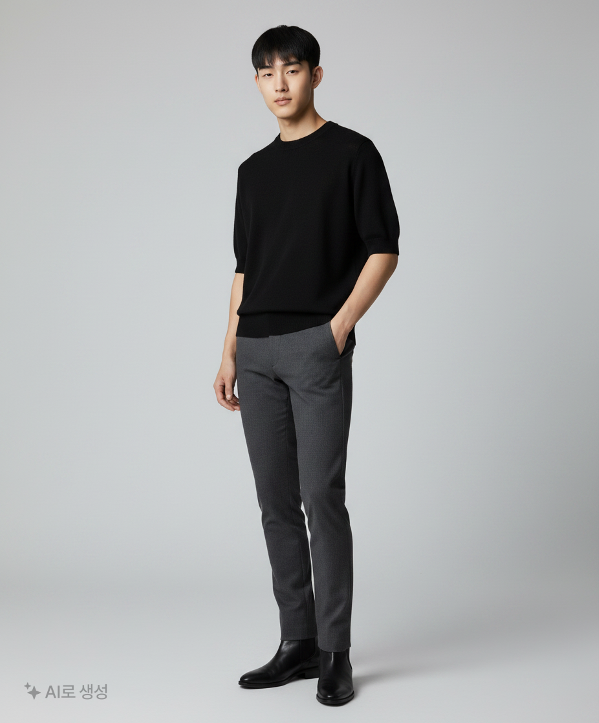 더니트컴퍼니(THEKNITCOMPANY) 리프레시 썸머 니트 [블랙] L