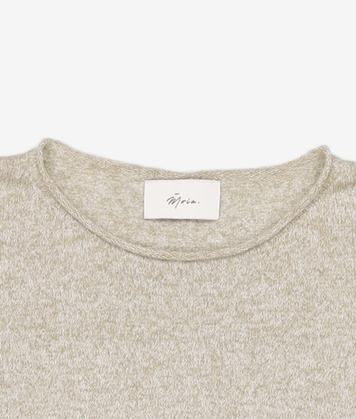모이아(MOIA) wholegarment half knit (sage green) FREE