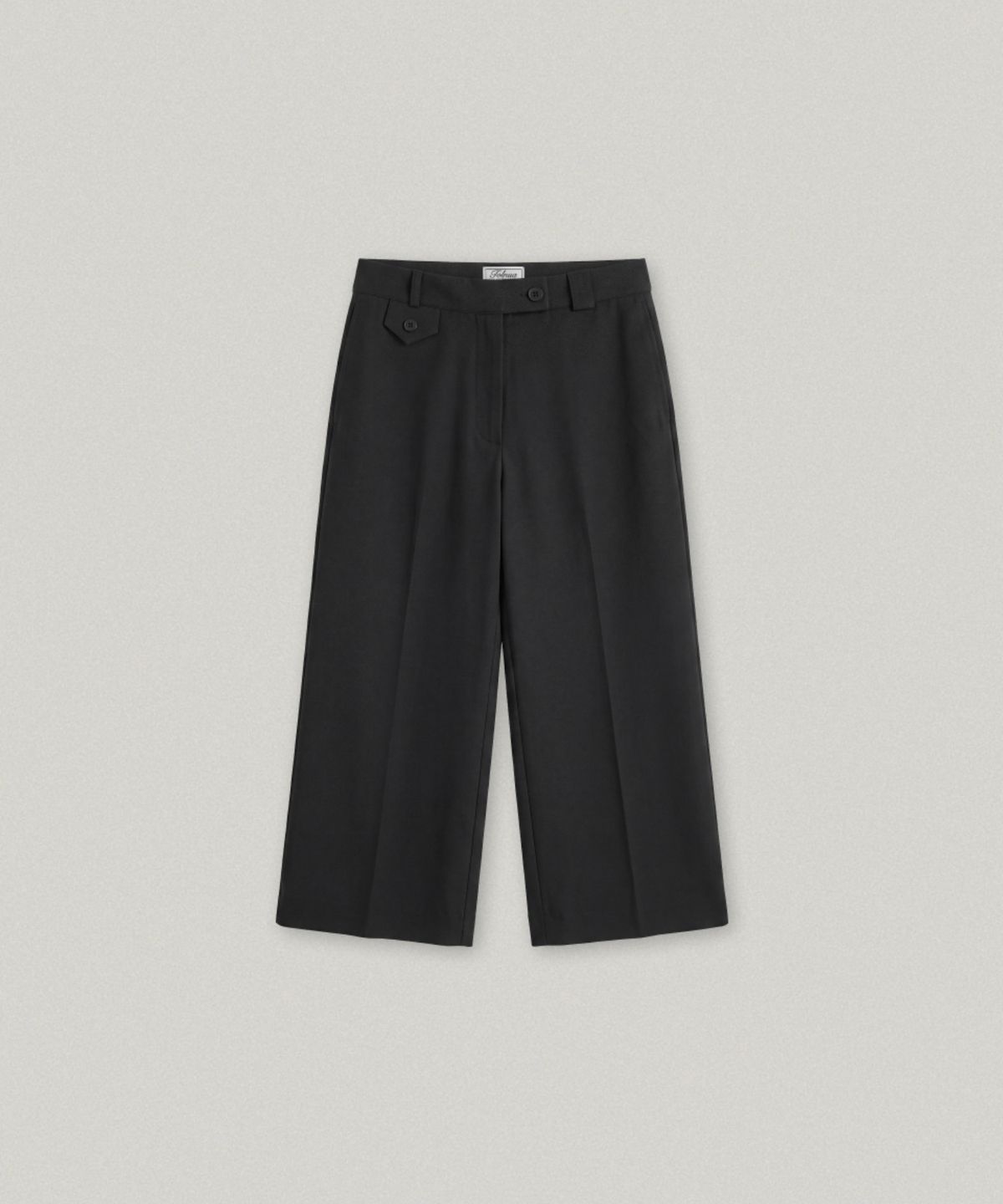 폴뉴아(FOLNUA) AMPLE CAPRI PANTS (CHARCOAL)