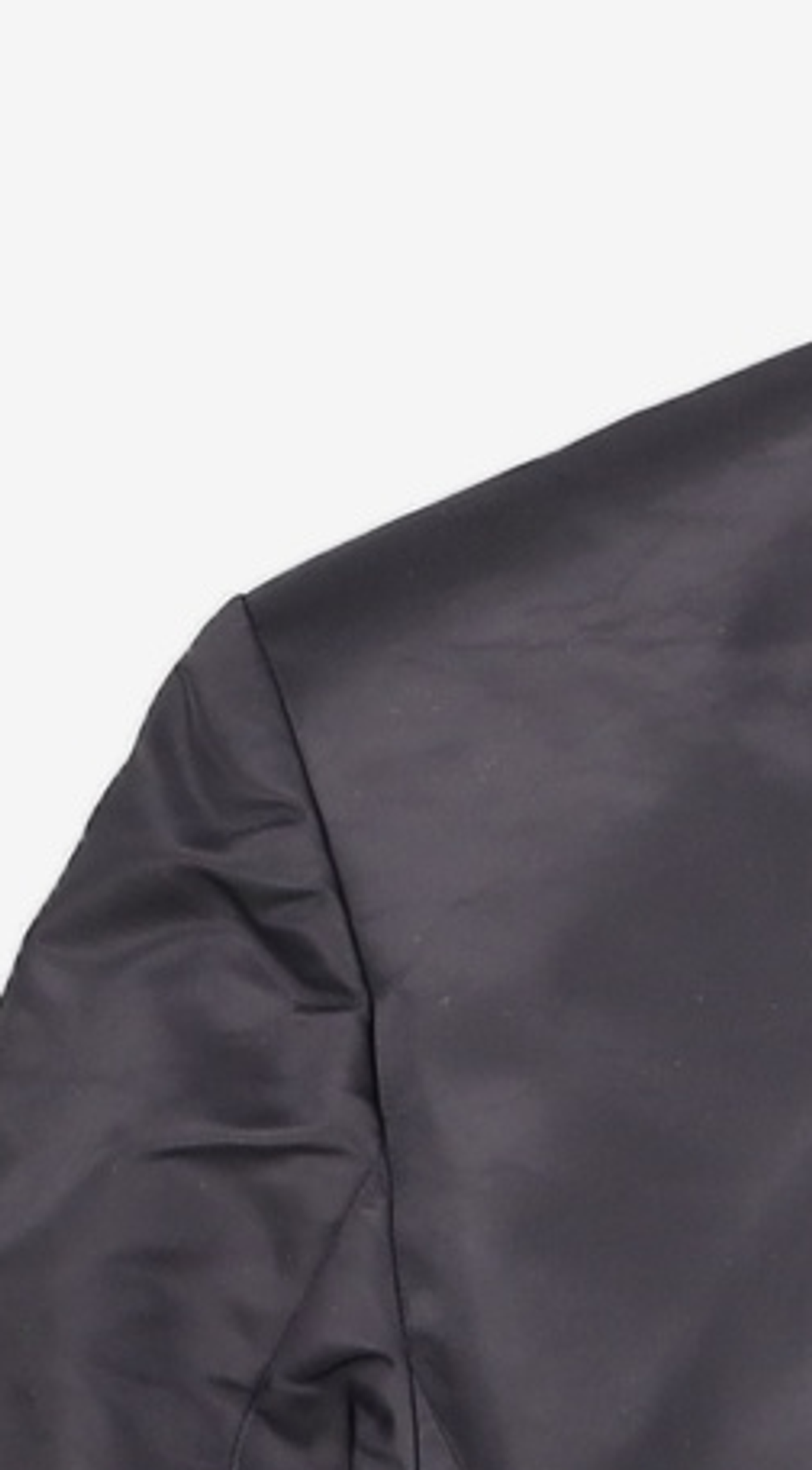 다이애그널(DIAGONAL) NYLON SLIM WAIST JACKET (black) S